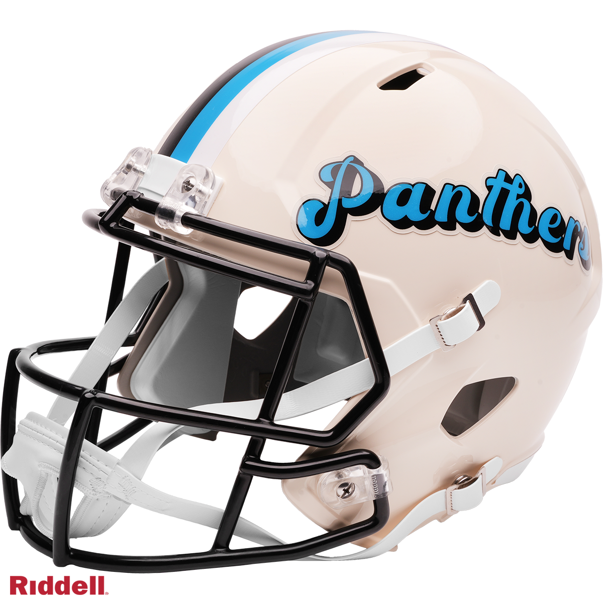Carolina Panthers Helmet Riddell Replica Full Size Speed Style Retro Collection