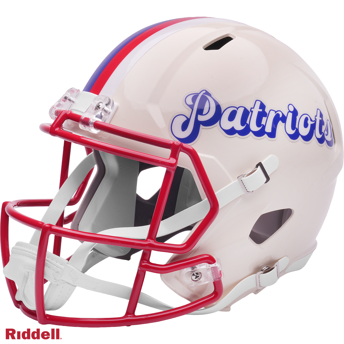 New England Patriots Helmet Riddell Replica Full Size Speed Style Retro Collection