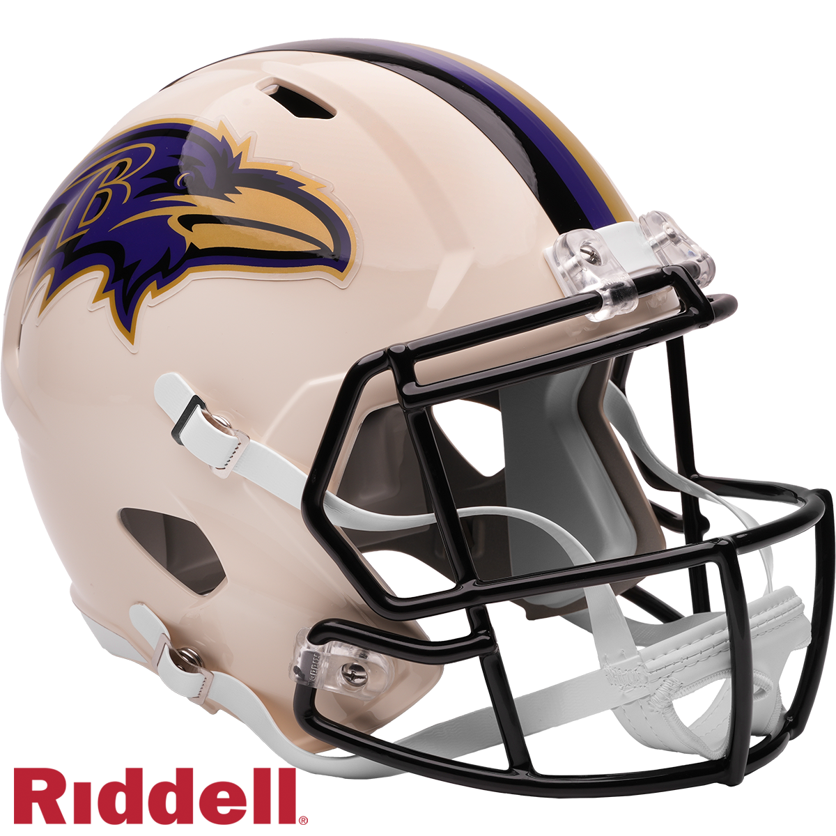 Baltimore Ravens Helmet Riddell Replica Full Size Speed Style Retro Collection