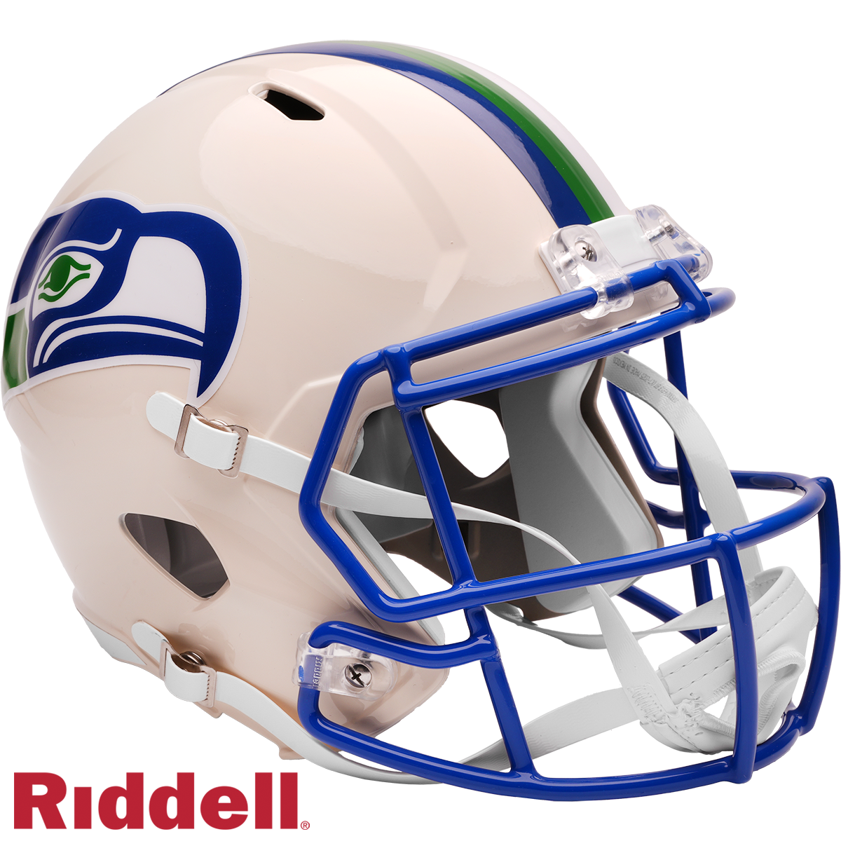 Seattle Seahawks Helmet Riddell Replica Full Size Speed Style Retro Collection