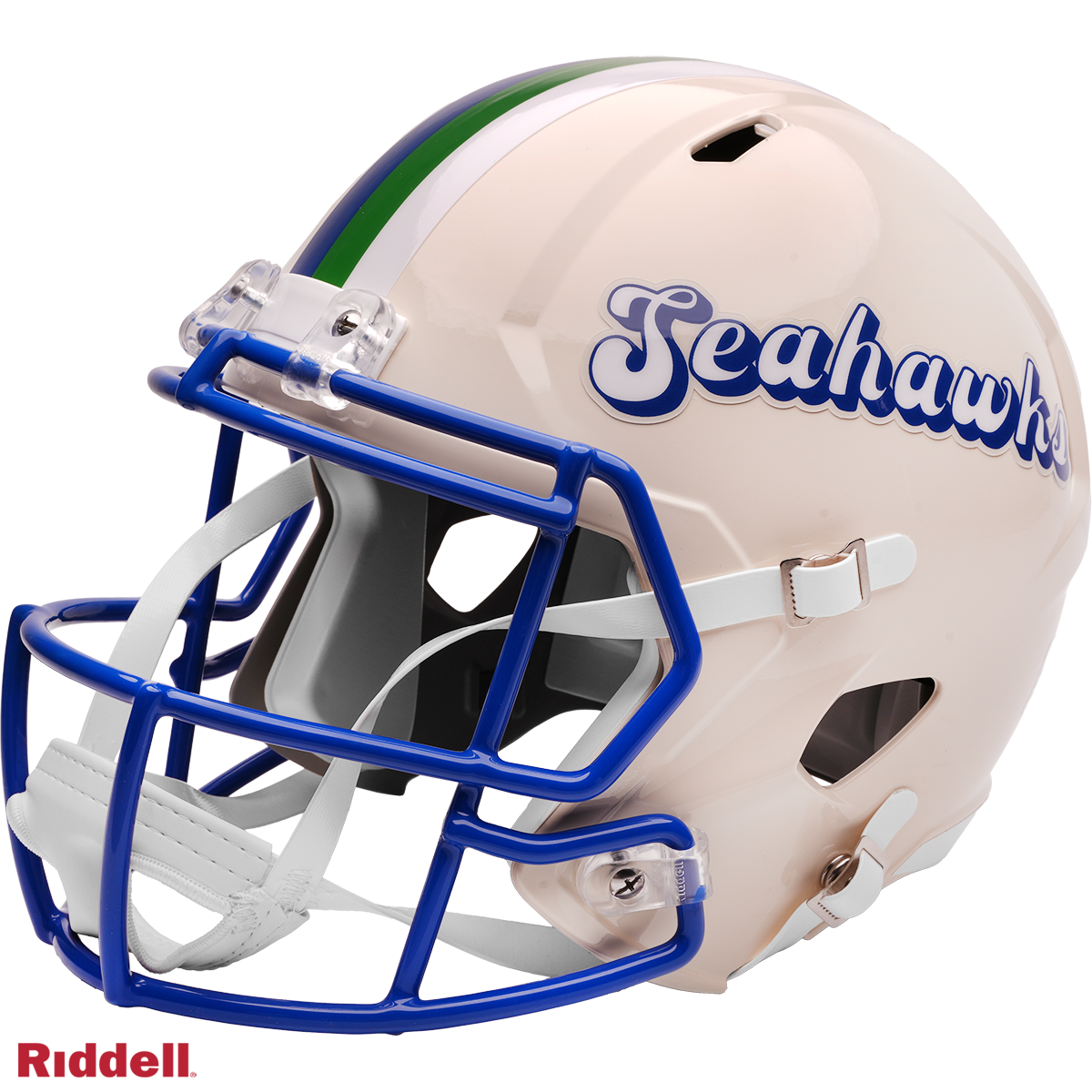 Seattle Seahawks Helmet Riddell Replica Full Size Speed Style Retro Collection