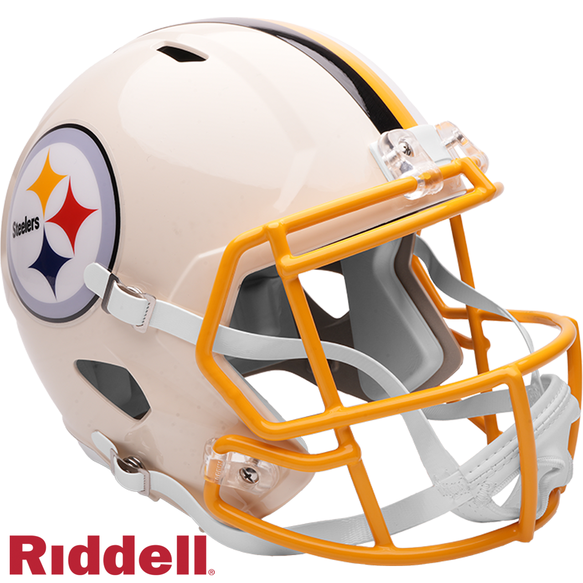Pittsburgh Steelers Helmet Riddell Replica Full Size Speed Style Retro Collection