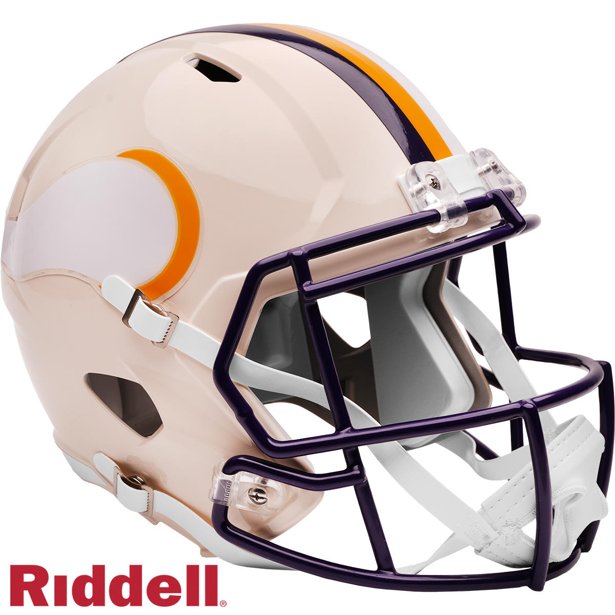 Minnesota Vikings Helmet Riddell Replica Full Size Speed Style Retro Collection