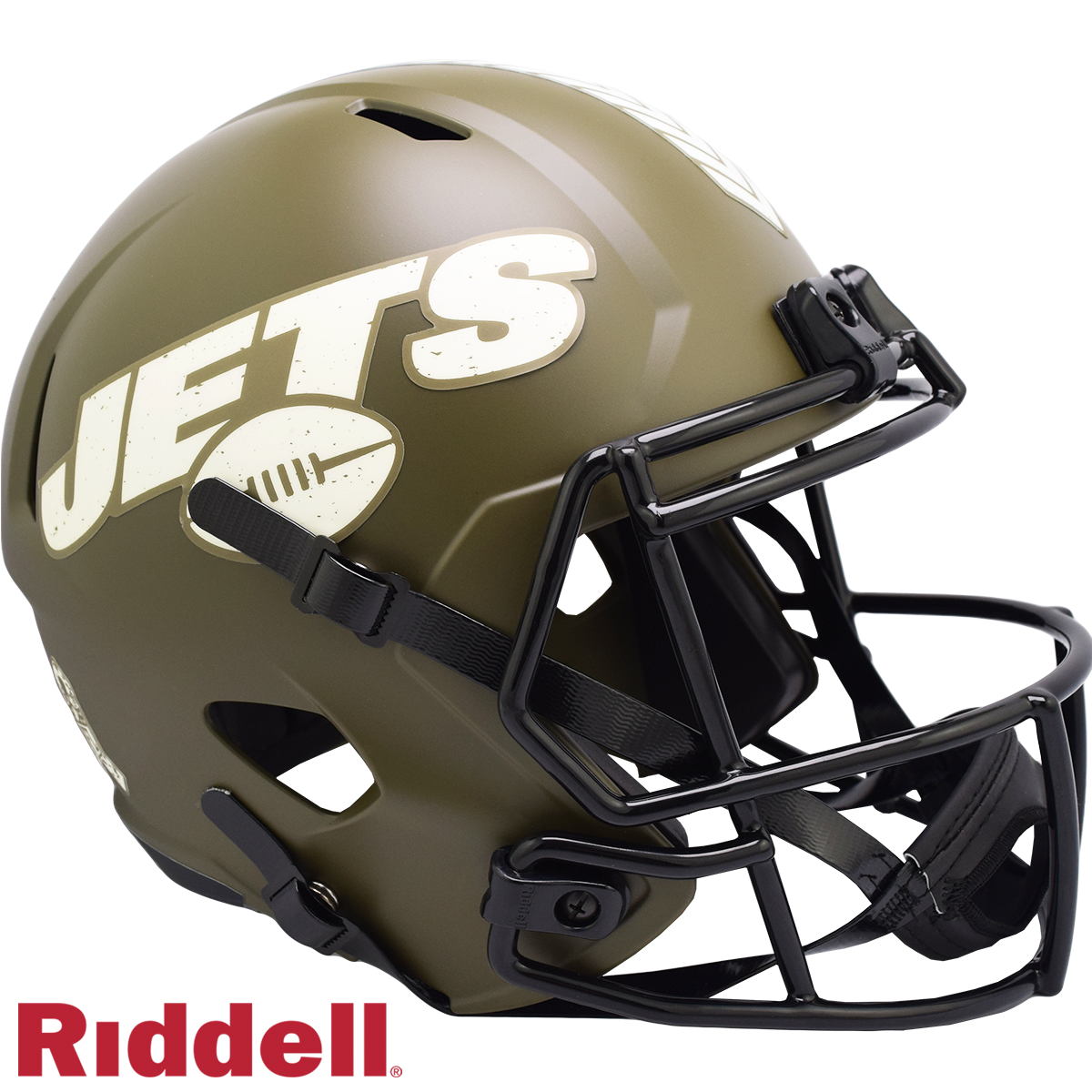 New York Jets Helmet Riddell Replica Full Size Speed Style Salute To Service 2022