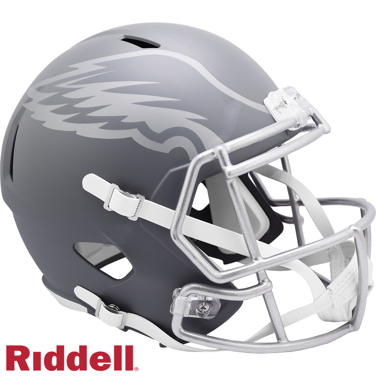 Philadelphia Eagles Helmet Riddell Replica Full Size Speed Style Slate Alternate