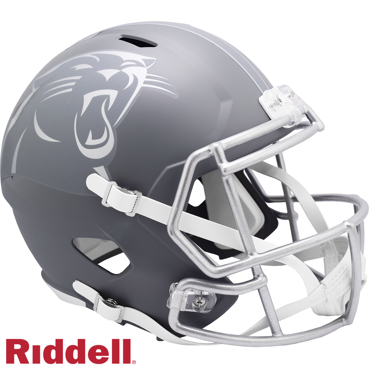 Carolina Panthers Helmet Riddell Replica Full Size Speed Style Slate Alternate