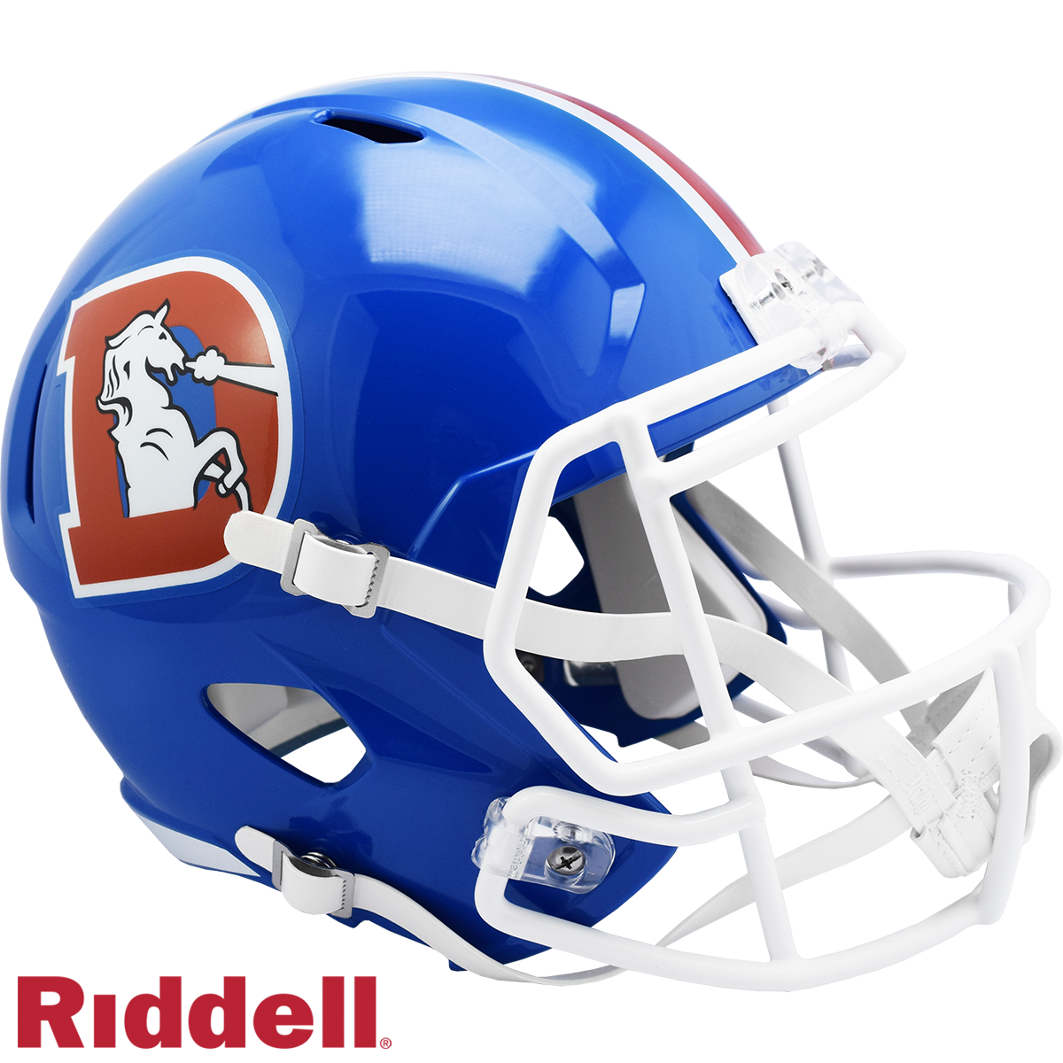 Denver Broncos Helmet Riddell Replica Full Size Speed Style 1975-1996 T/B