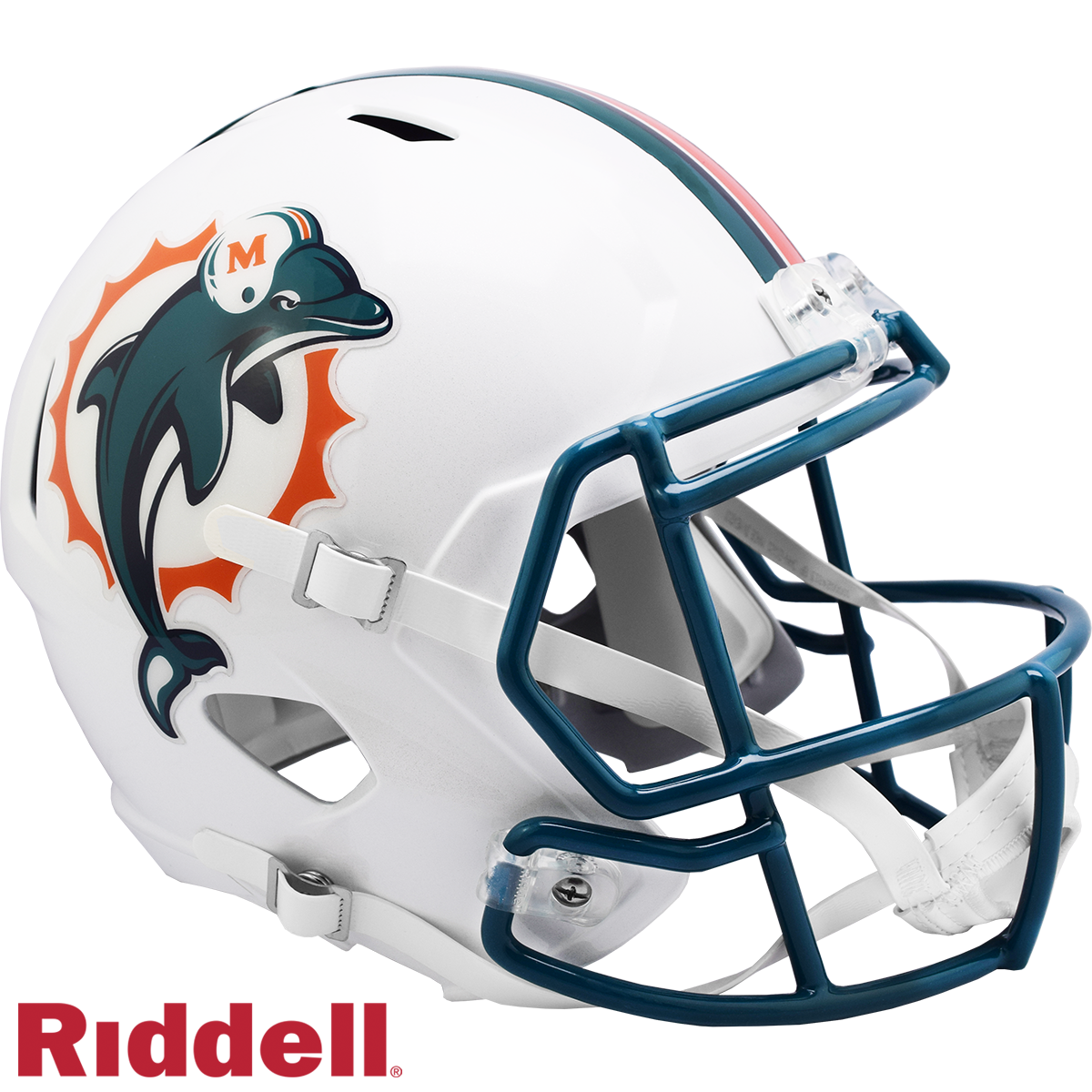 Miami Dolphins Helmet Riddell Replica Full Size Speed Style 1997-2012 T/B