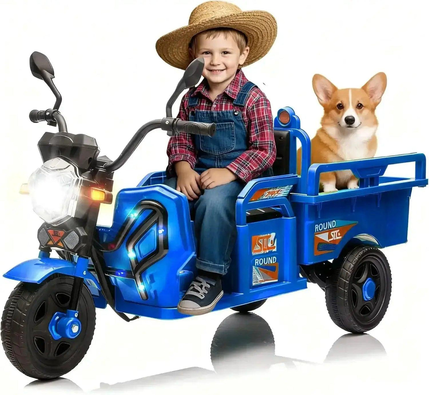  12V Kids Ride On Car With Large Cargo Storage Capacity -  ToylandEU™