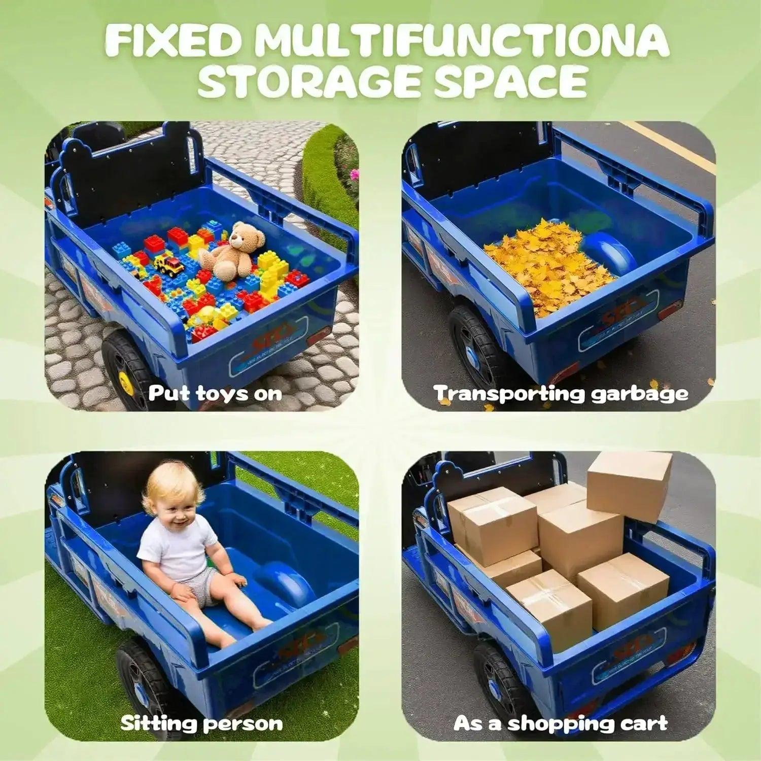  12V Kids Ride On Car With Large Cargo Storage Capacity -  ToylandEU™