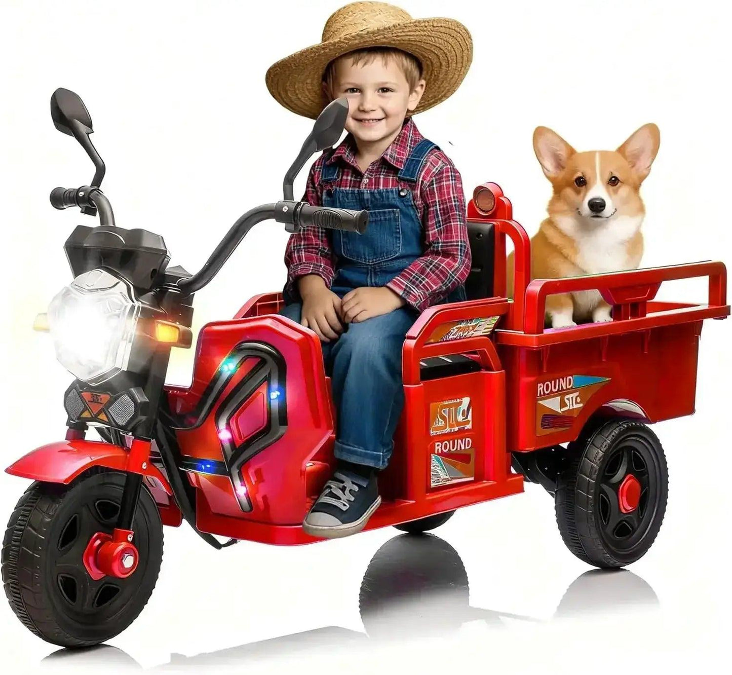  12V Kids Ride On Car With Large Cargo Storage Capacity -  ToylandEU™