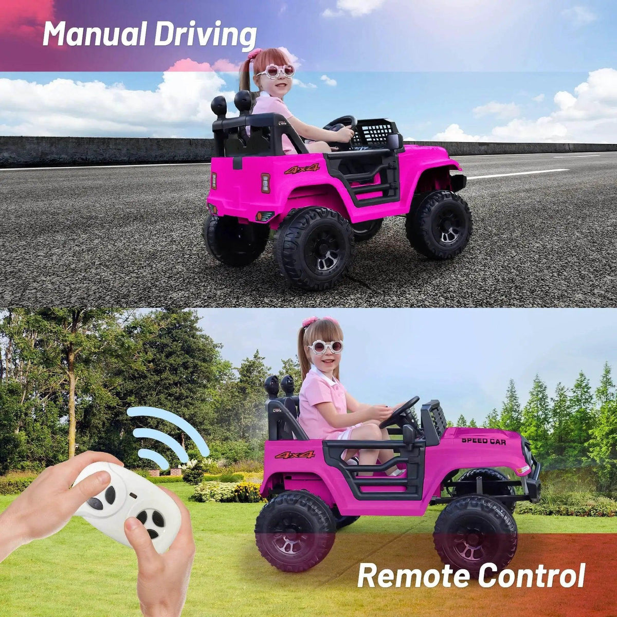  12V Ride On Car for Kids with Bluetooth and Remote Control -  ToylandEU™