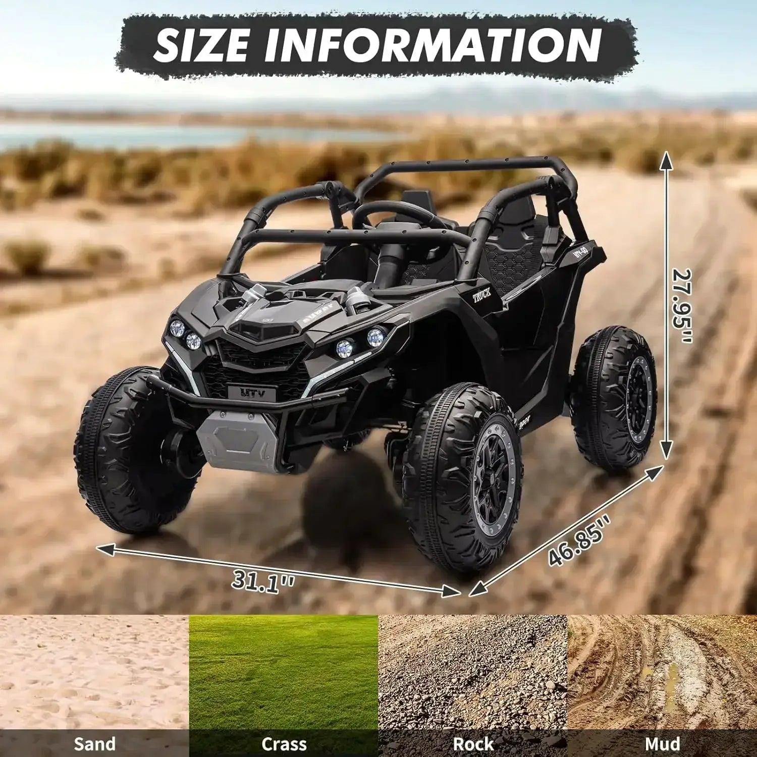  24V Kids Ride On Car 4WD With Remote LED Illumination -  ToylandEU™