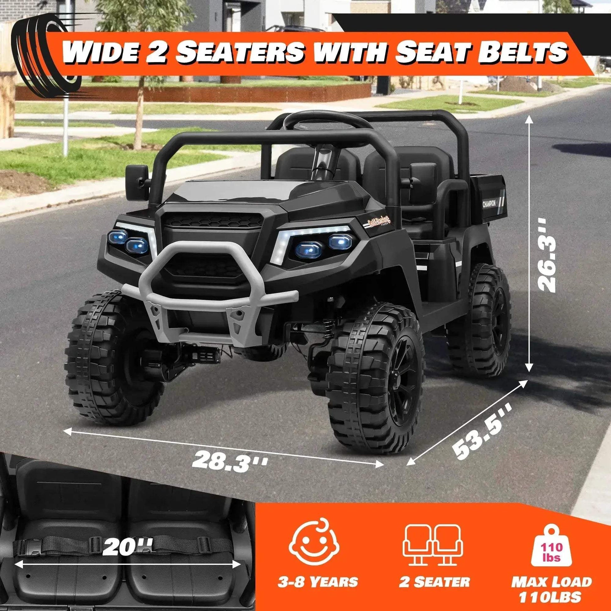 Ride On Car 4WD Dual Drive Modes With Remote Control - ToylandEU