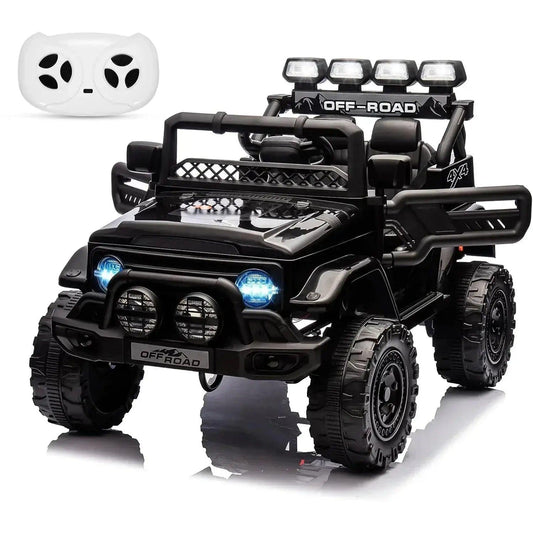  12V Kids Ride On Truck With Remote Control LED Lights -  ToylandEU™