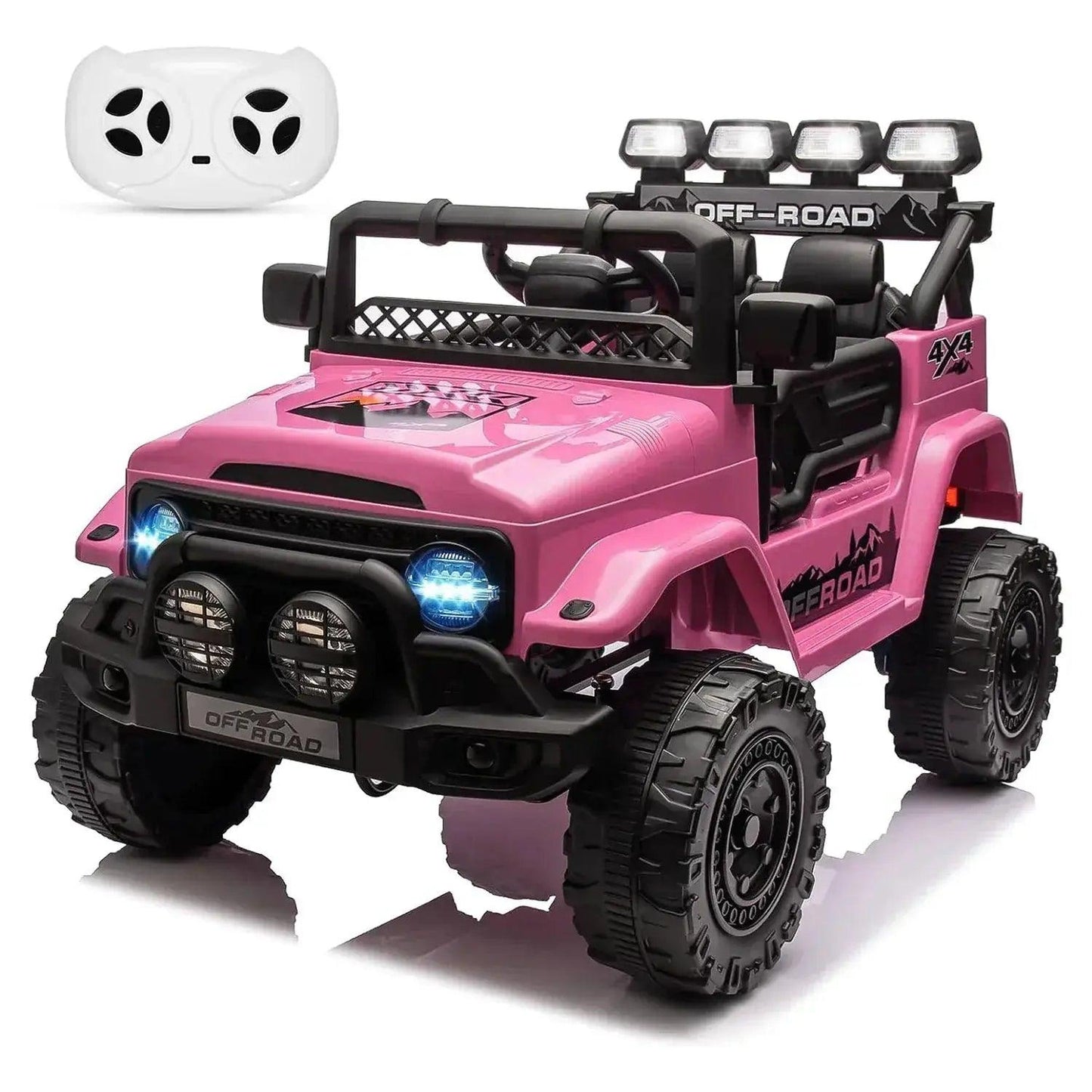  12V Kids Ride On Truck With Remote Control LED Lights -  ToylandEU™