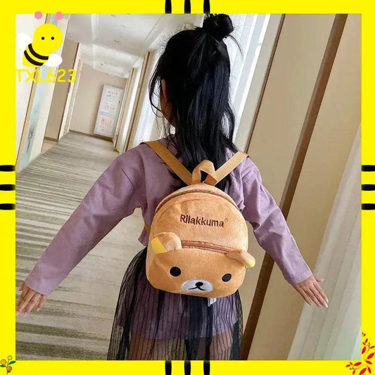  Rilakkuma Plush Backpack Durable 25cm School Bag -  ToylandEU™