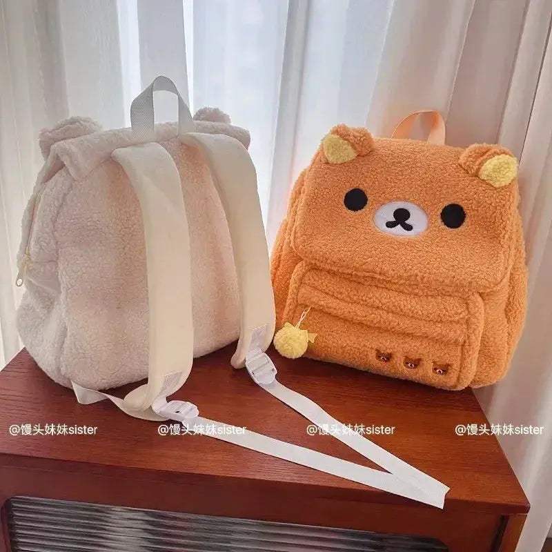 Rilakkuma Plush Backpack Korilakkuma Large Capacity - ToylandEU