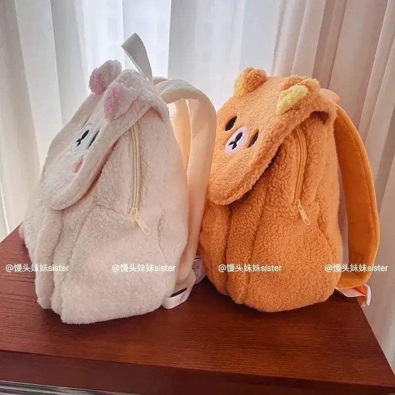 Rilakkuma Plush Backpack Korilakkuma Large Capacity - ToylandEU