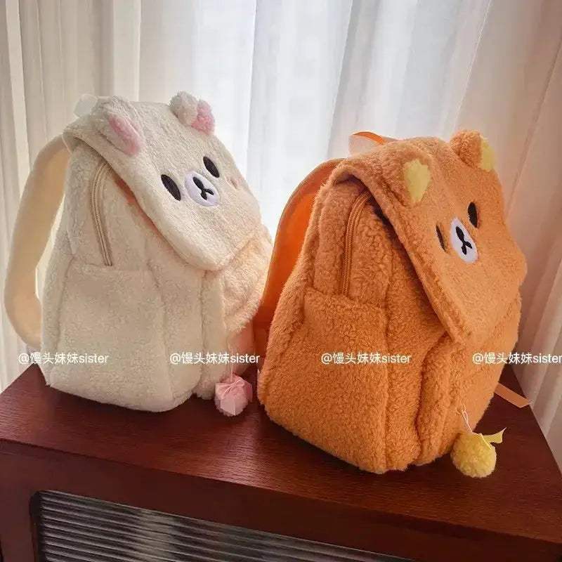 Rilakkuma Plush Backpack Korilakkuma Large Capacity - ToylandEU