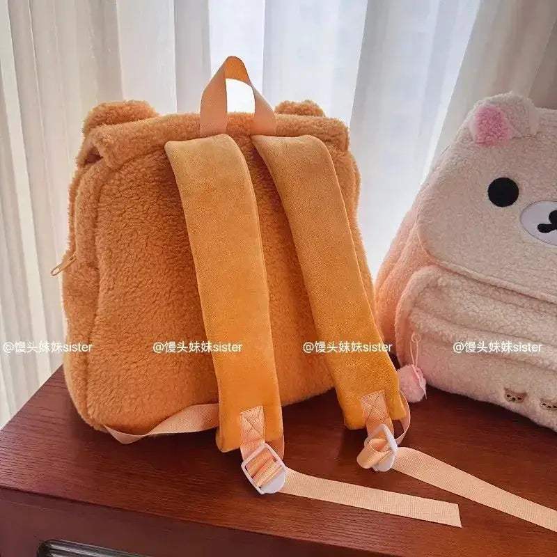 Rilakkuma Plush Backpack Korilakkuma Large Capacity - ToylandEU