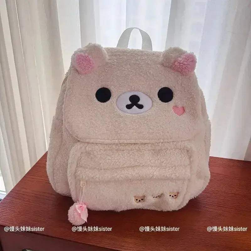 Rilakkuma Plush Backpack Korilakkuma Large Capacity - ToylandEU