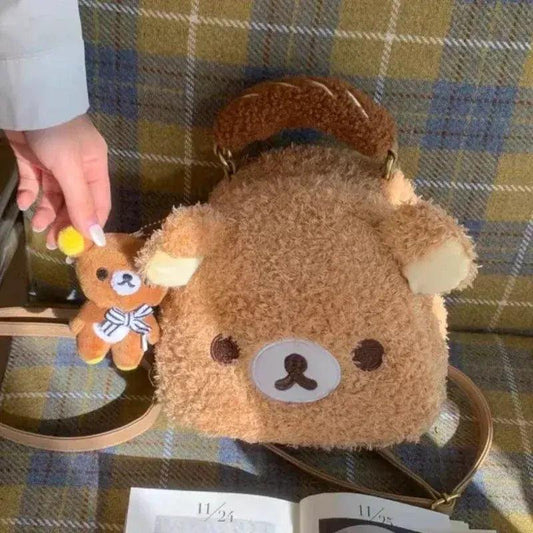  Rilakkuma Plush Bear Backpack Lightweight -  ToylandEU™