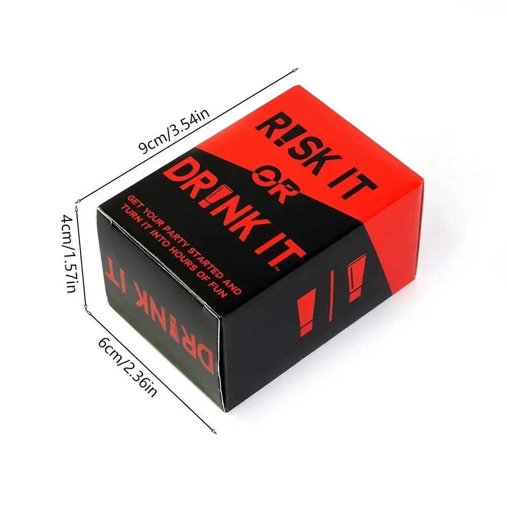 Risk It Or Drinking Card Game Party Celebration Night - ToylandEU