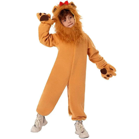 Roaring Good Fun: Kids Unisex Lion King Cosplay Pajamas for Halloween - ToylandEU