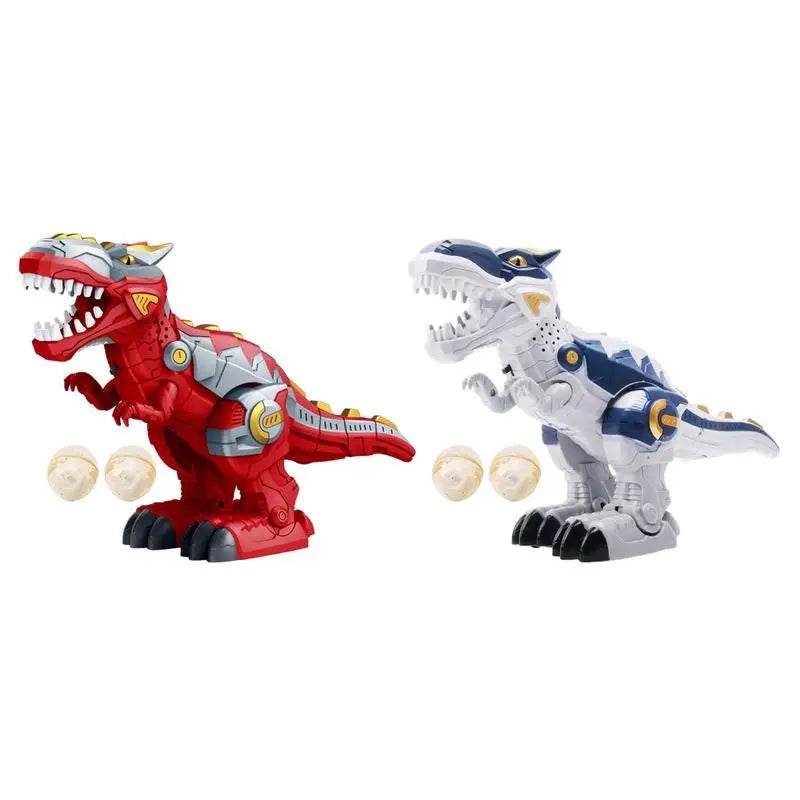 Roaring T-Rex Walking Action Figure Toy with Lights and Sounds for Kids - ToylandEU