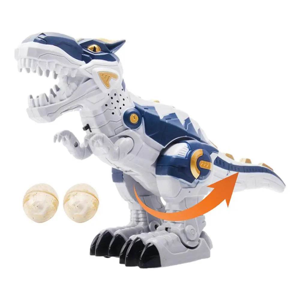 Roaring T-Rex Walking Action Figure Toy with Lights and Sounds for Kids - ToylandEU