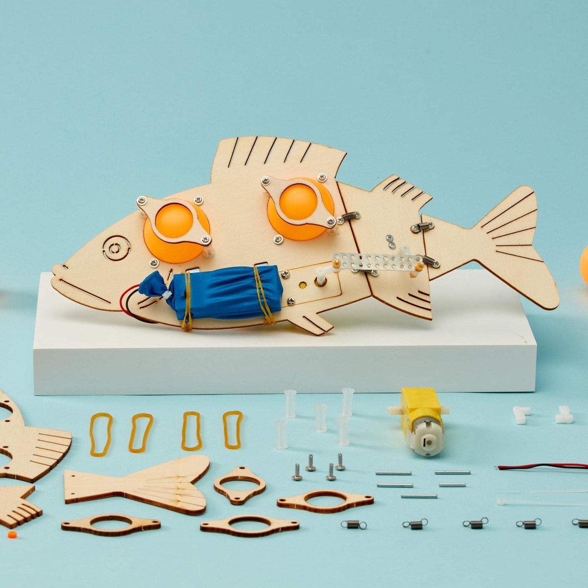 Fish Robot DIY Kit | Ages 10+ | Educational STEM | Boys Girls