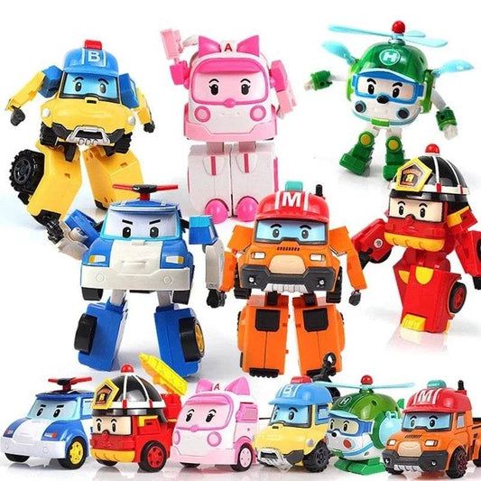 Robocar Poli Anime Action Figure - Collectible Cartoon Car Model Toy - ToylandEU