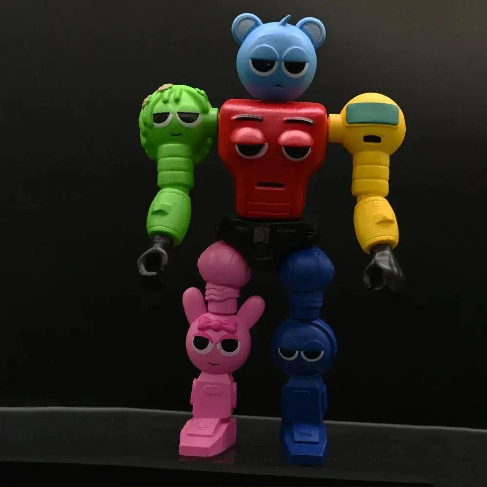  Robot Action Figure 17cm Assemble Desktop Model Toy -  ToylandEU™