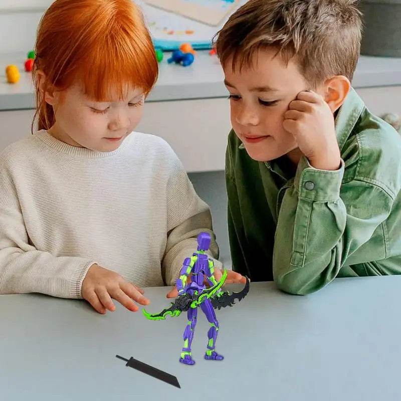 Robot Action Figure Multi Jointed Articulated Figure Robot - ToylandEU