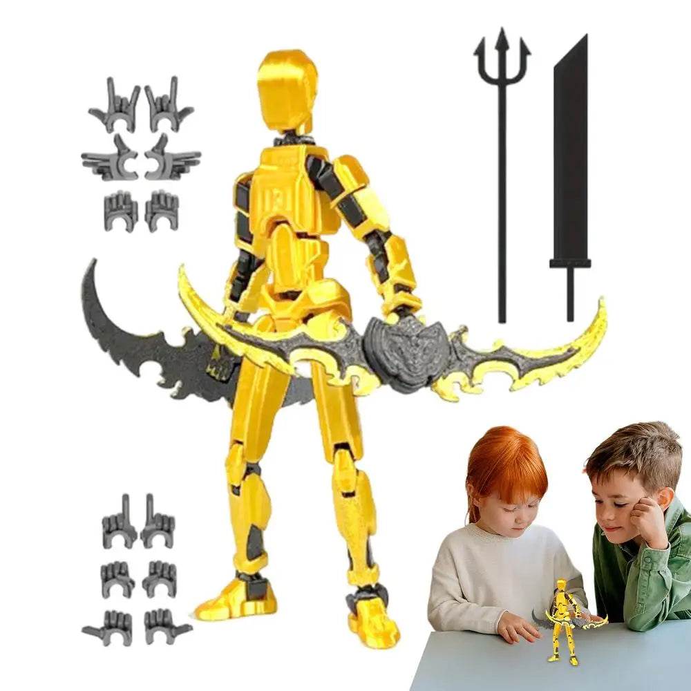 Robot Action Figure Multi Jointed Articulated Figure Robot - ToylandEU