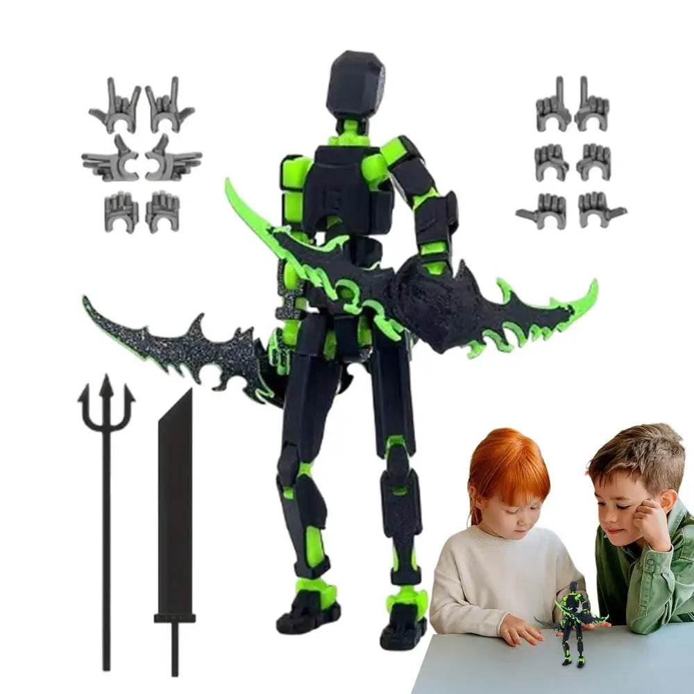 Robot Action Figure Multi Jointed Articulated Figure Robot - ToylandEU