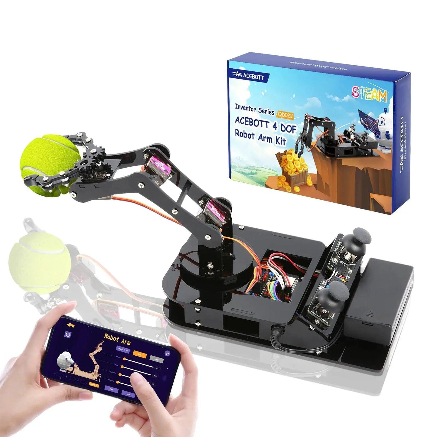  Arduino Enabled 5DOF Smart Robot Arm Kit With ESP32 -  ToylandEU™