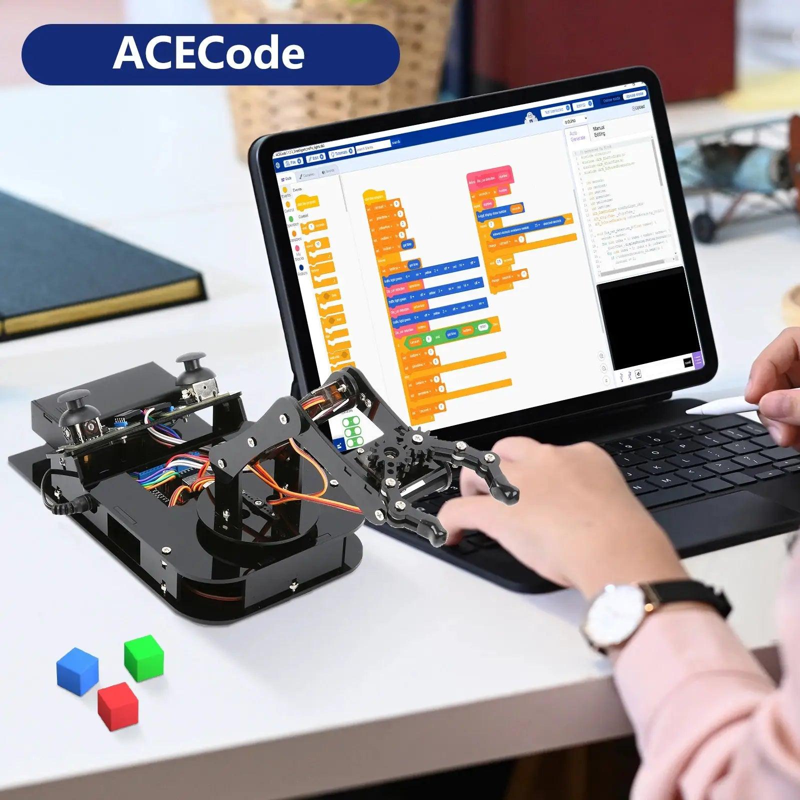  Arduino Enabled 5DOF Smart Robot Arm Kit With ESP32 -  ToylandEU™
