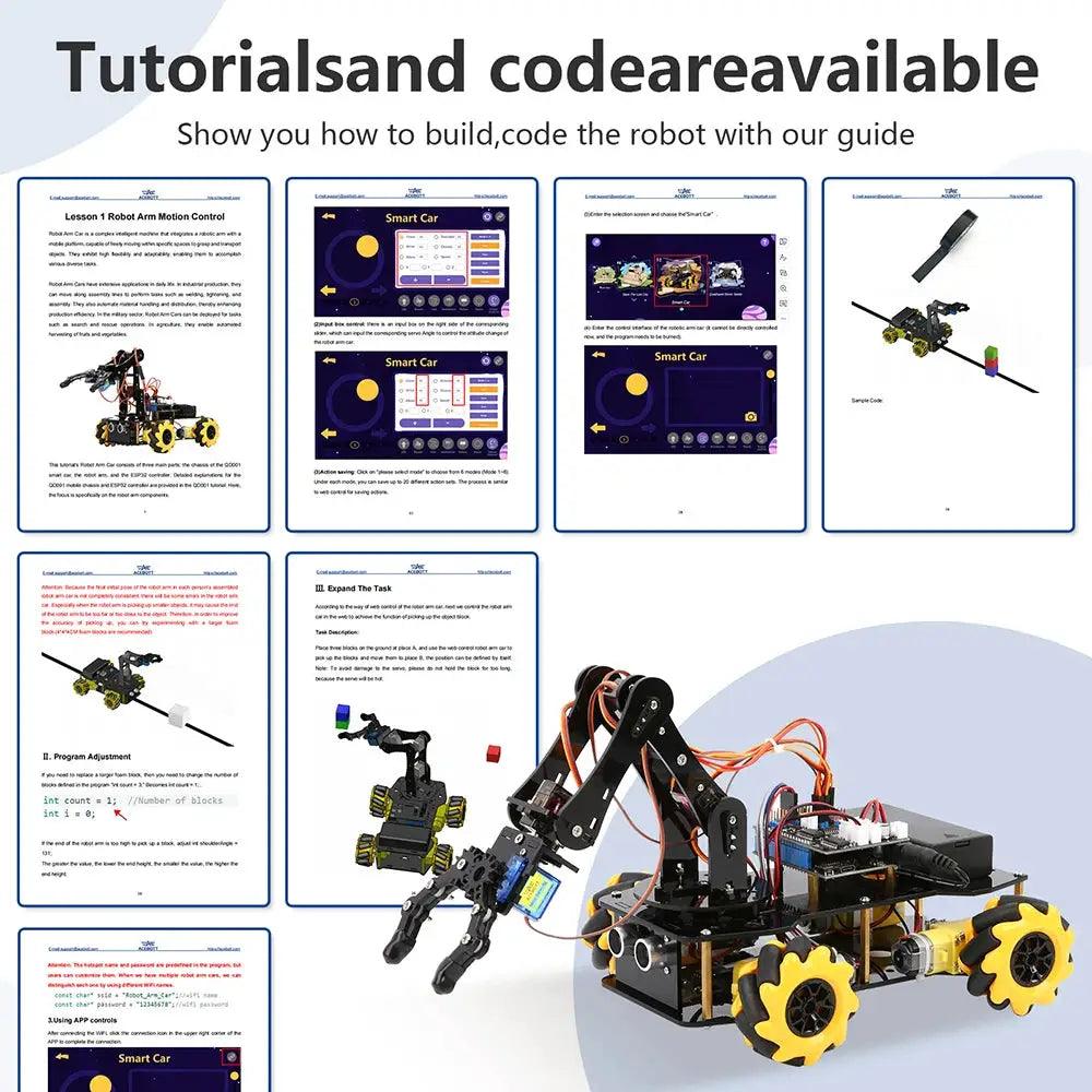  Arduino Enabled 5DOF Smart Robot Arm Kit With ESP32 -  ToylandEU™