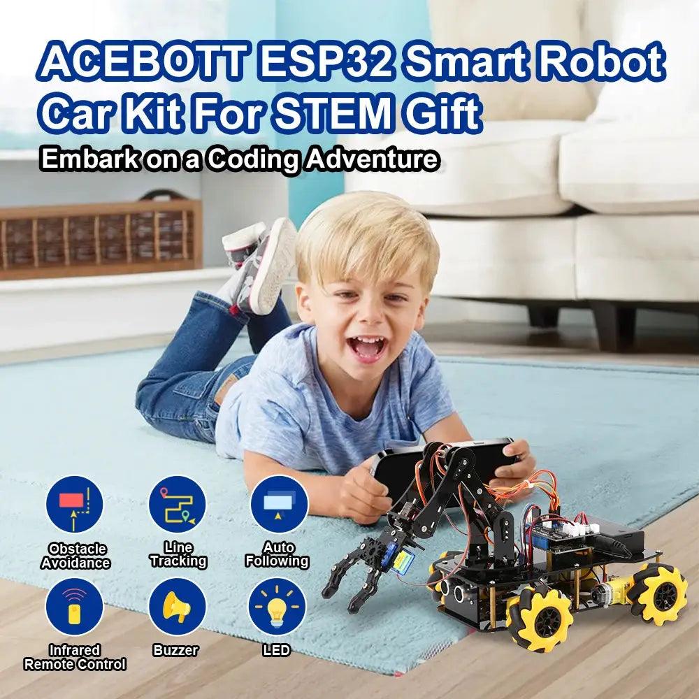  Arduino Enabled 5DOF Smart Robot Arm Kit With ESP32 -  ToylandEU™