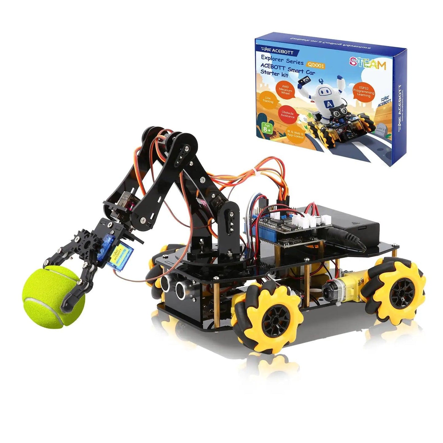  Arduino Enabled 5DOF Smart Robot Arm Kit With ESP32 -  ToylandEU™