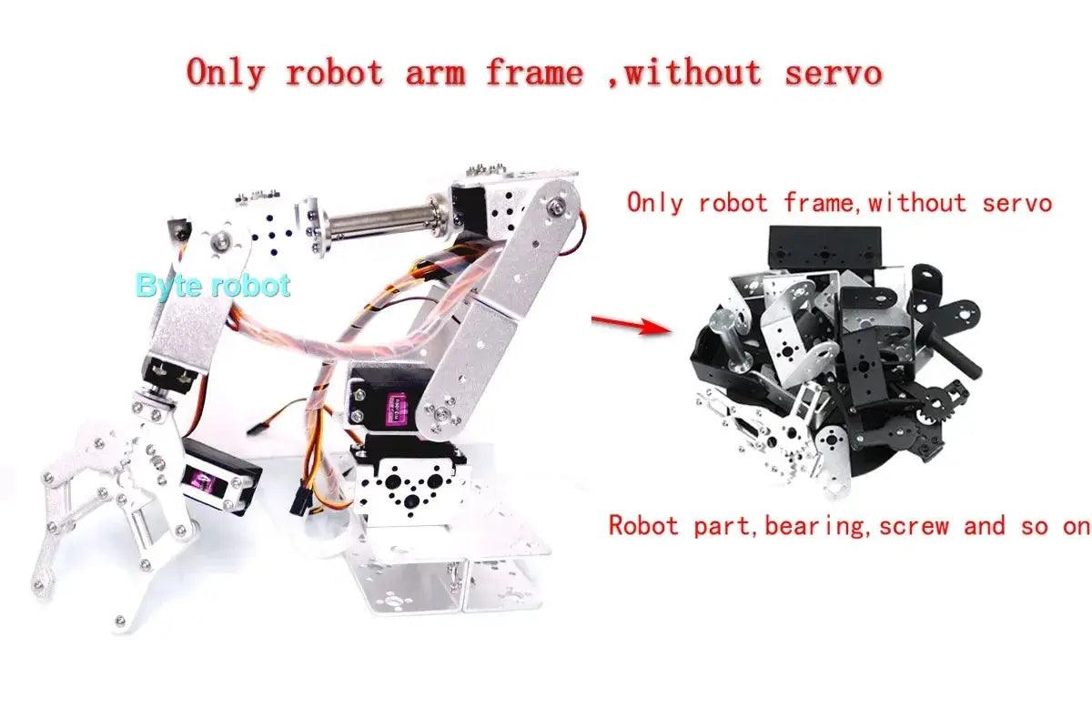  Programmable 6 DOF Robotic Arm Kit For Arduino And Pi -  ToylandEU™