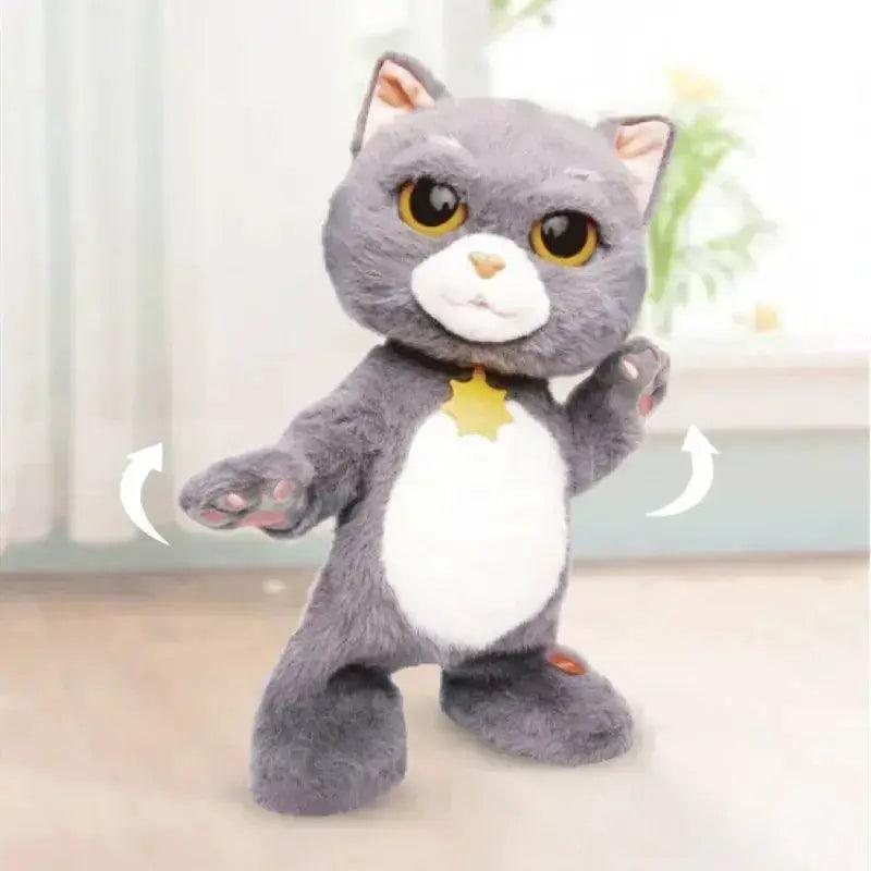  Robot Cat Toy Large Dancing Walking Talking Plush Pet -  ToylandEU™