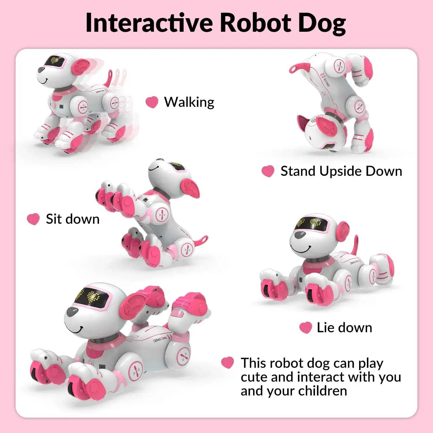  Robot Dog Toy Remote Control Dancing Stunts For Kids Durable -  ToylandEU™