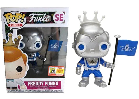 Robot Freddy Funko (Silver, Space Robot) SE 2018 SDCC Exclusive/2000 Made - ToylandEU