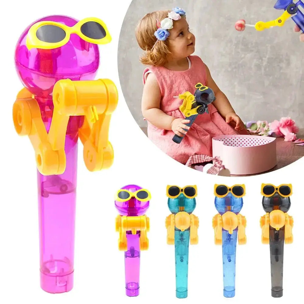 Robot Lollipop Holder Decompression Toy for Kids Candy Storage - ToylandEU