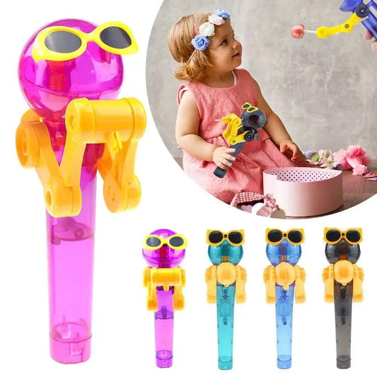 Robot Lollipop Holder Decompression Toy for Kids Candy Storage - ToylandEU