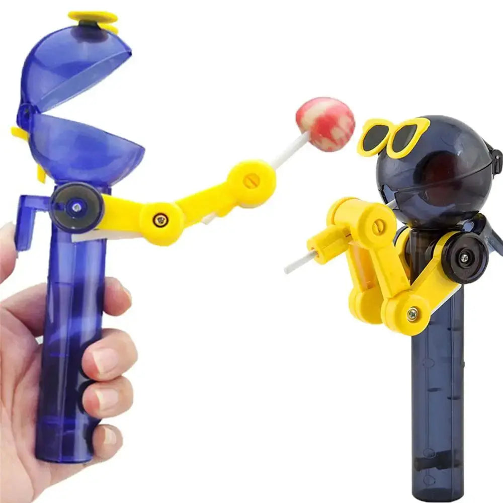 Robot Lollipop Holder Decompression Toy for Kids Candy Storage - ToylandEU