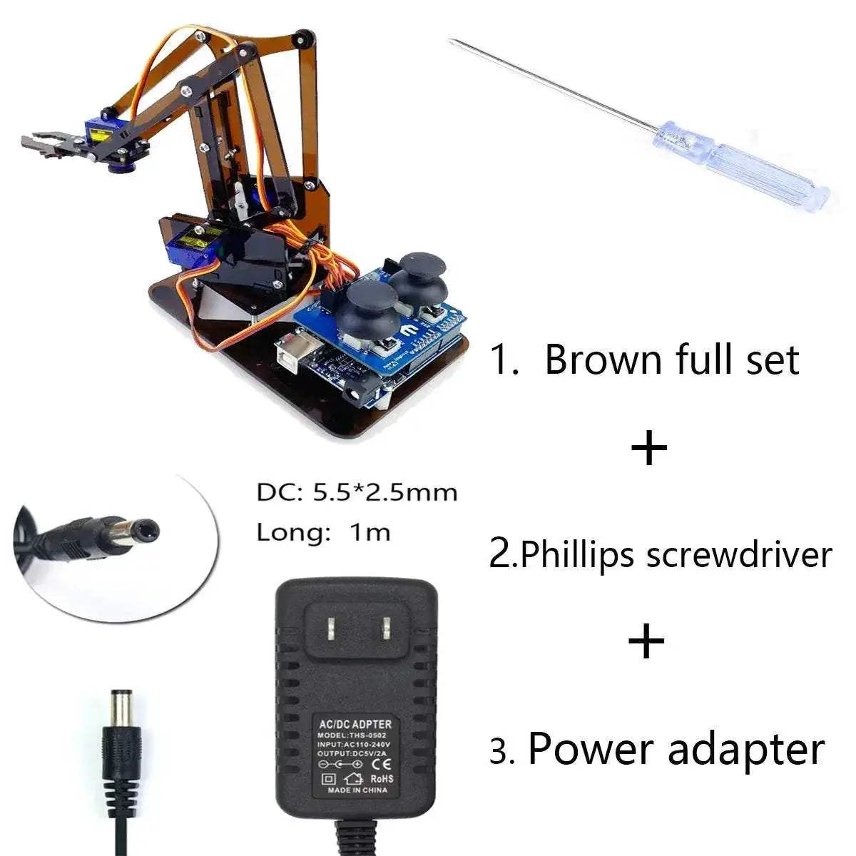  Robotic Arm Assembly Kit with Programmable Claw for DIY Enthusiasts -  -  ToylandEU™